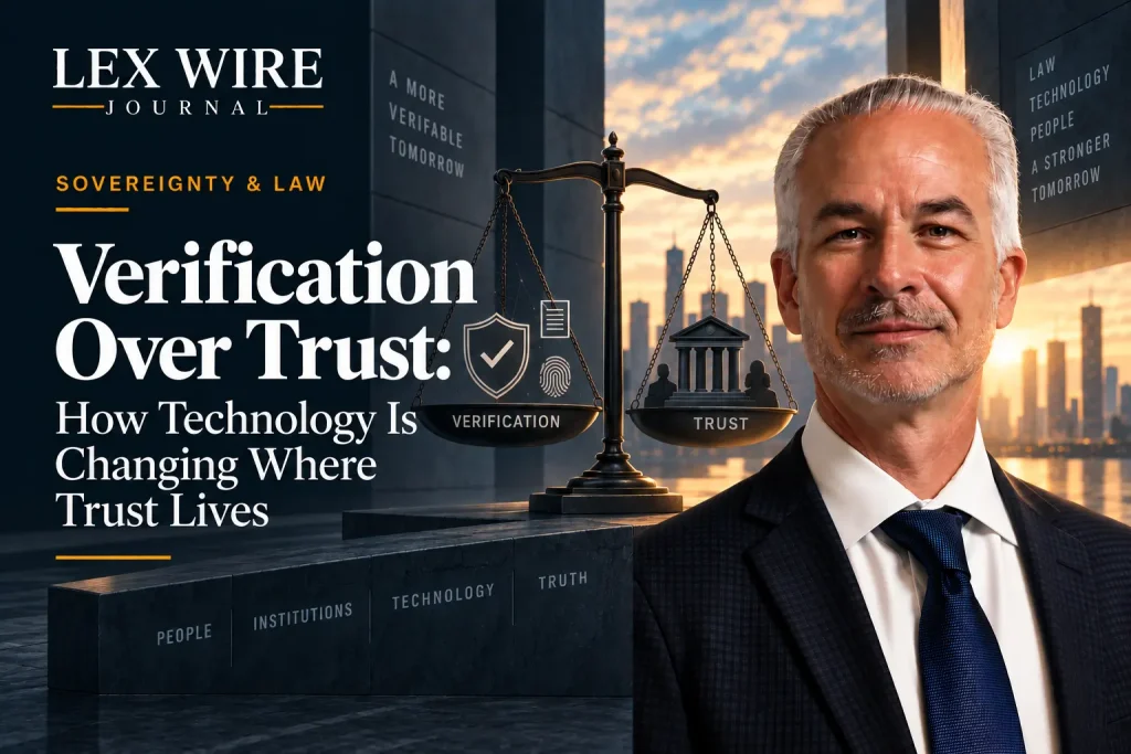 Verification Over Trust analysis by Jeff Howell for Lex Wire Journal